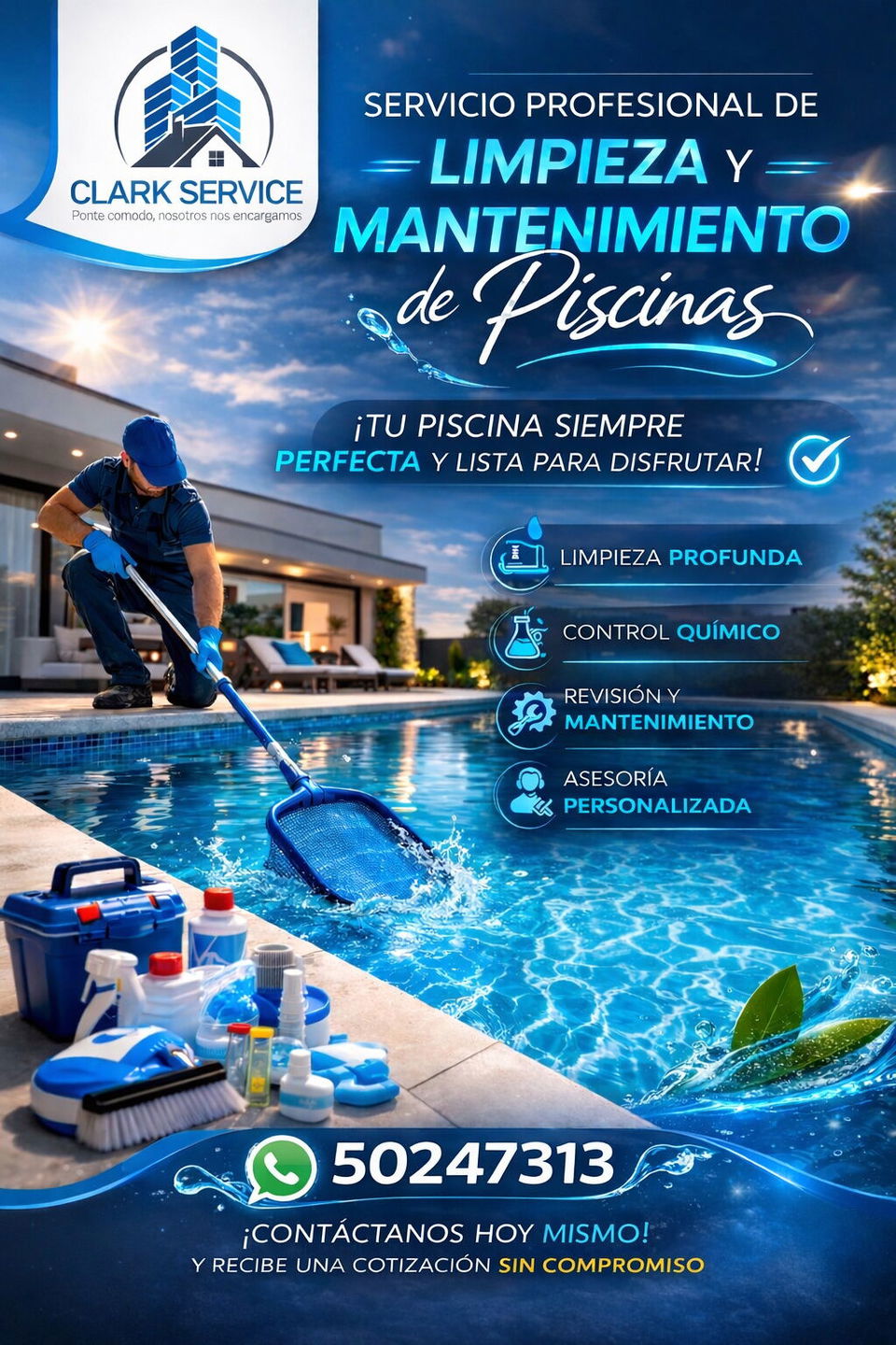Portada de Limpieza y mantenimiento de piscinas en La Habana