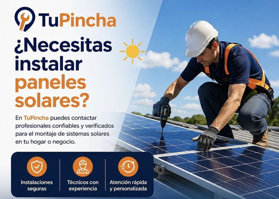 Portada de Instalación de paneles solares en La Habana