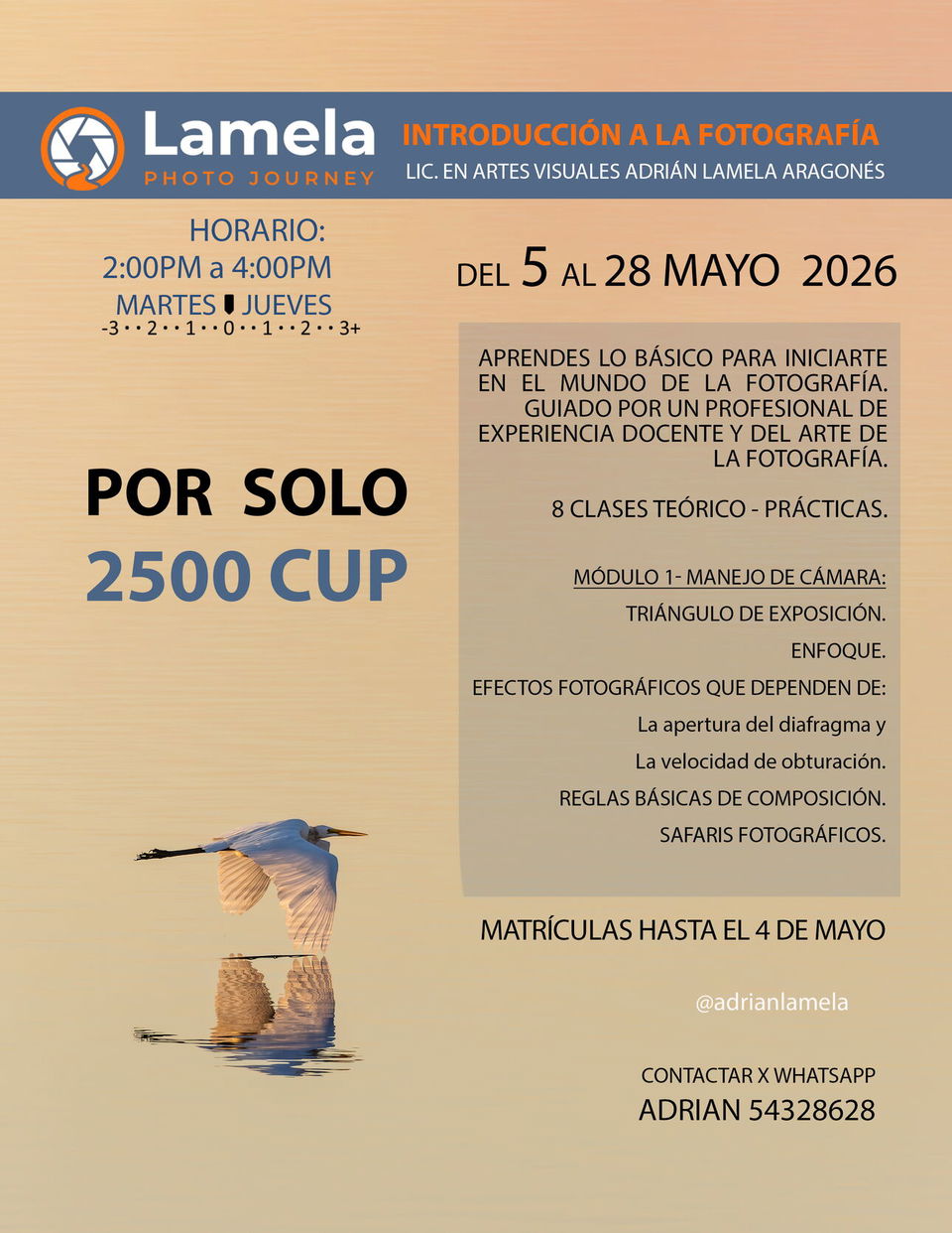 Portada de Cursos de fotografía teórica y práctica en Centro Habana