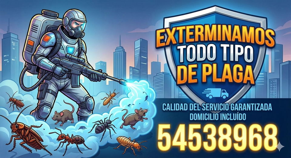 Portada de Fumigación profesional contra chinches y plagas en La Lisa