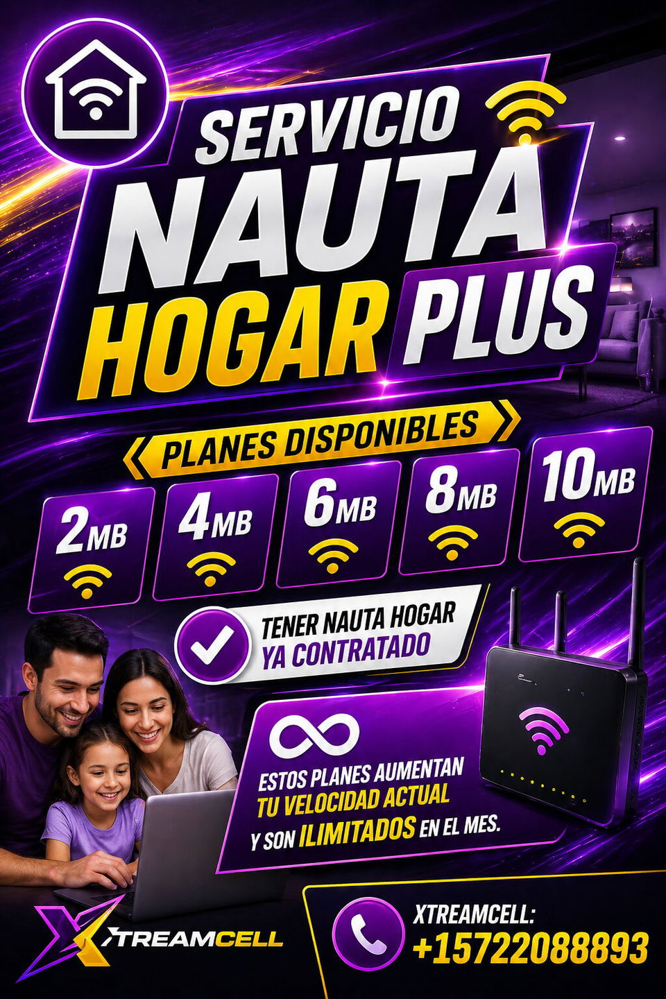 Portada de Nauta Hogar Plus: mejora tu plan de internet en casa