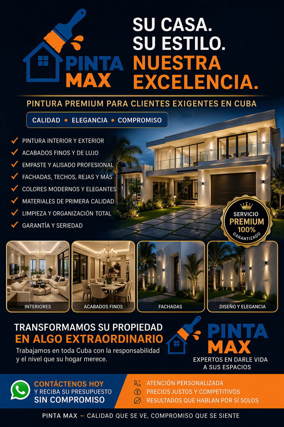 Portada de Pintor completo para casas y negocios en La Habana