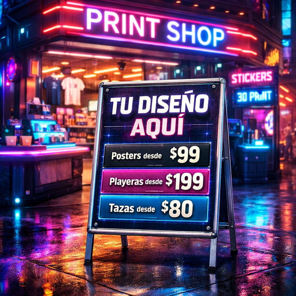 Portada de Carteles publicitarios personalizados para tu negocio o evento