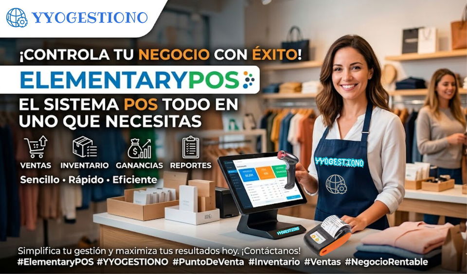 Portada de Sistema de gestión todo en uno para restaurantes y puntos de venta