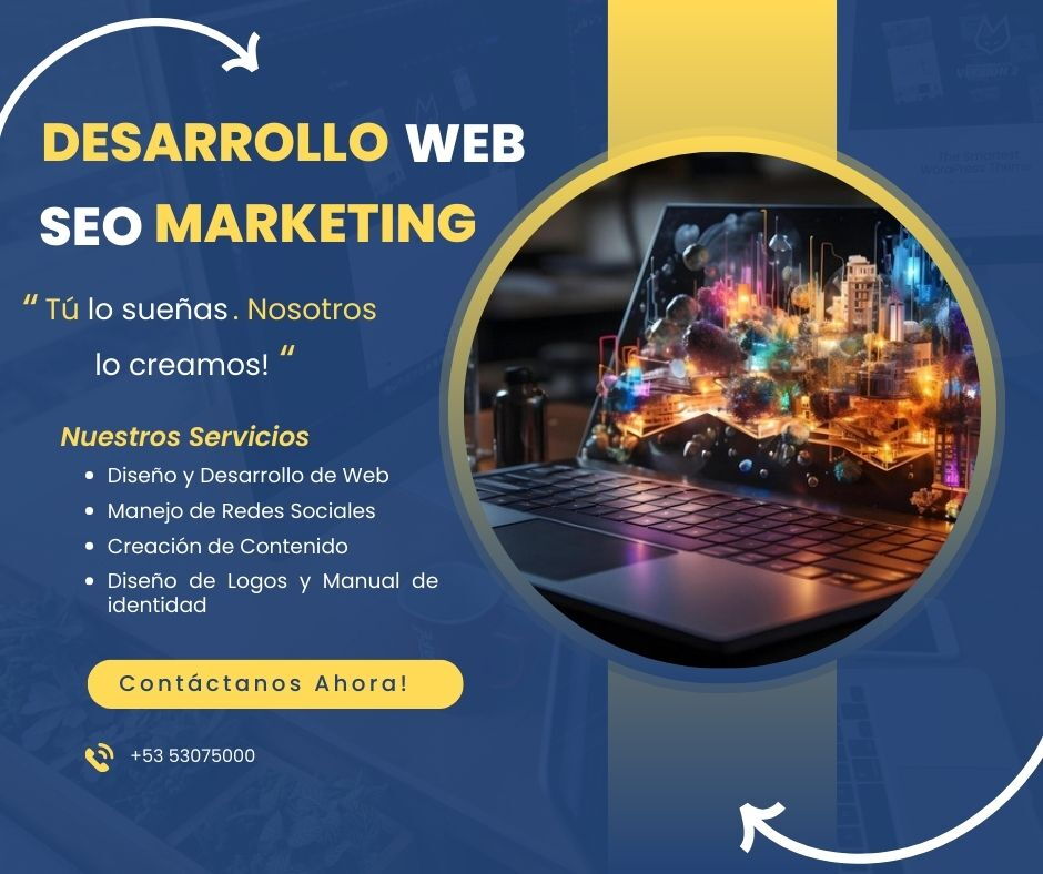 Portada de Páginas web, marketing digital y SEO de alta calidad
