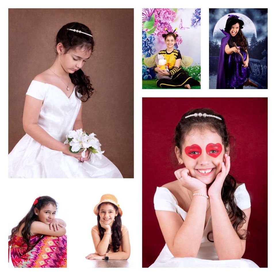 Portada de Fotos profesionales para niños en estudio fotográfico