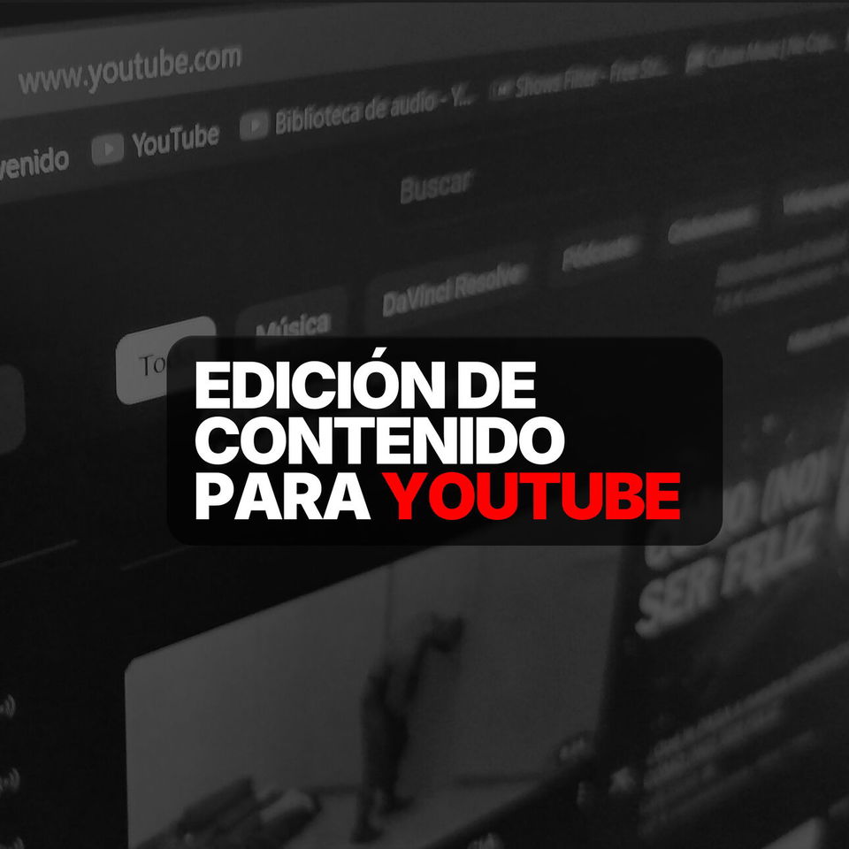 Portada de Edición profesional para YouTube