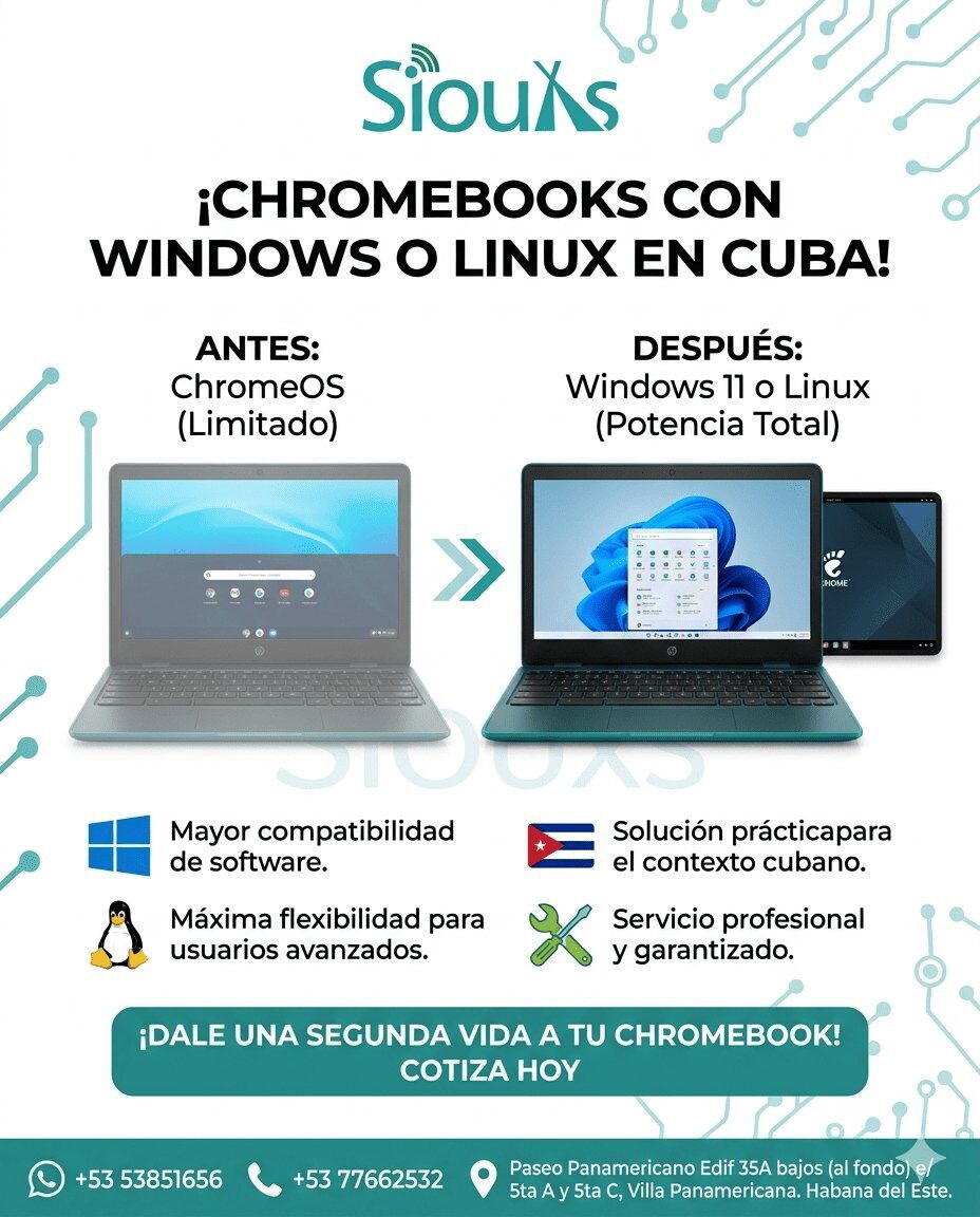 Portada de Instalación de Windows en tu Chromebook para mayor compatibilidad
