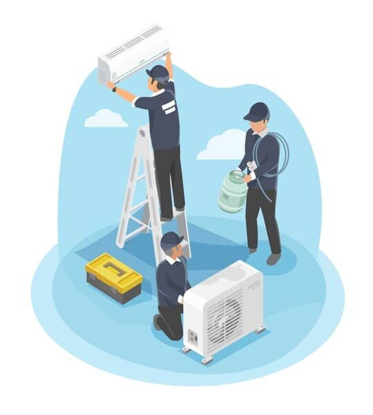 Portada de Mantenimiento, montaje y reparación de aires acondicionados