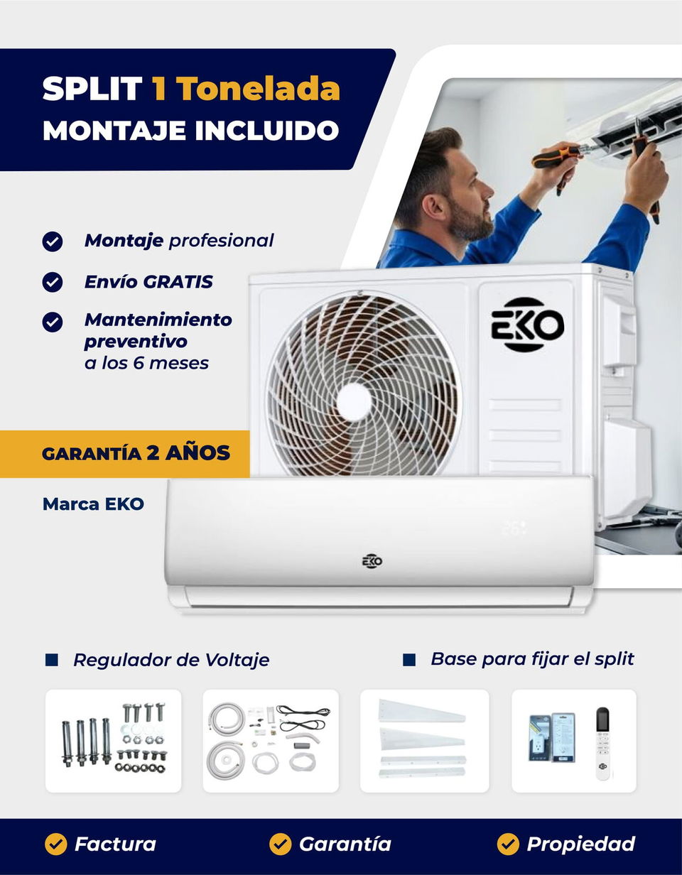 Portada de Instalación de Split con montaje incluido y envío gratis