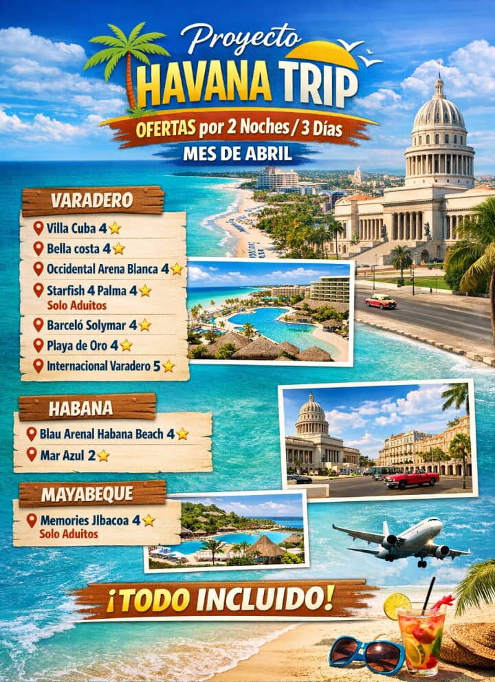 Portada de Excursiones y ofertas hoteleras en Centro Habana
