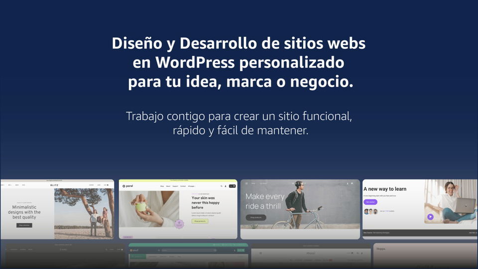 Portada de Programador web WordPress & WooCommerce para negocios consolidados