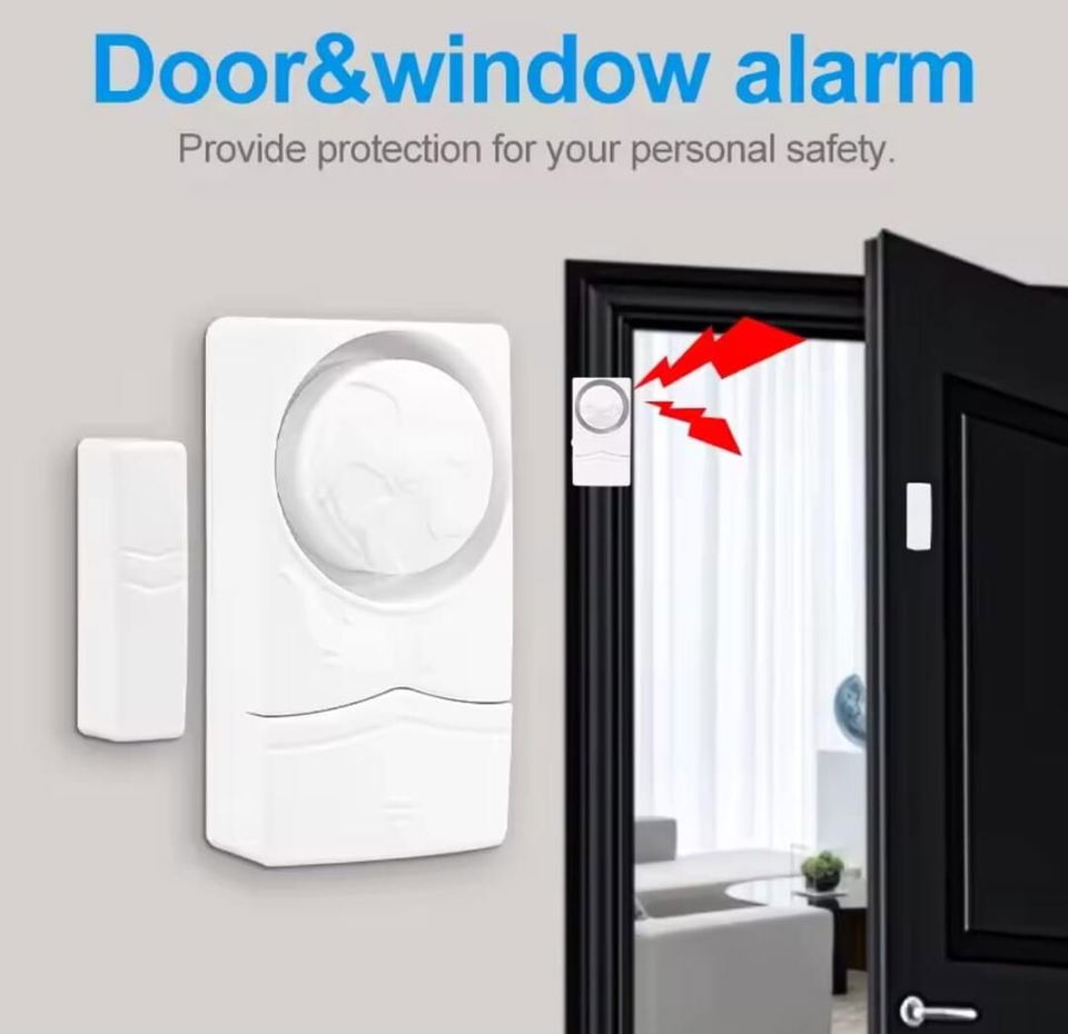 Portada de Sensor de puerta y ventanas con altavoz de alarma