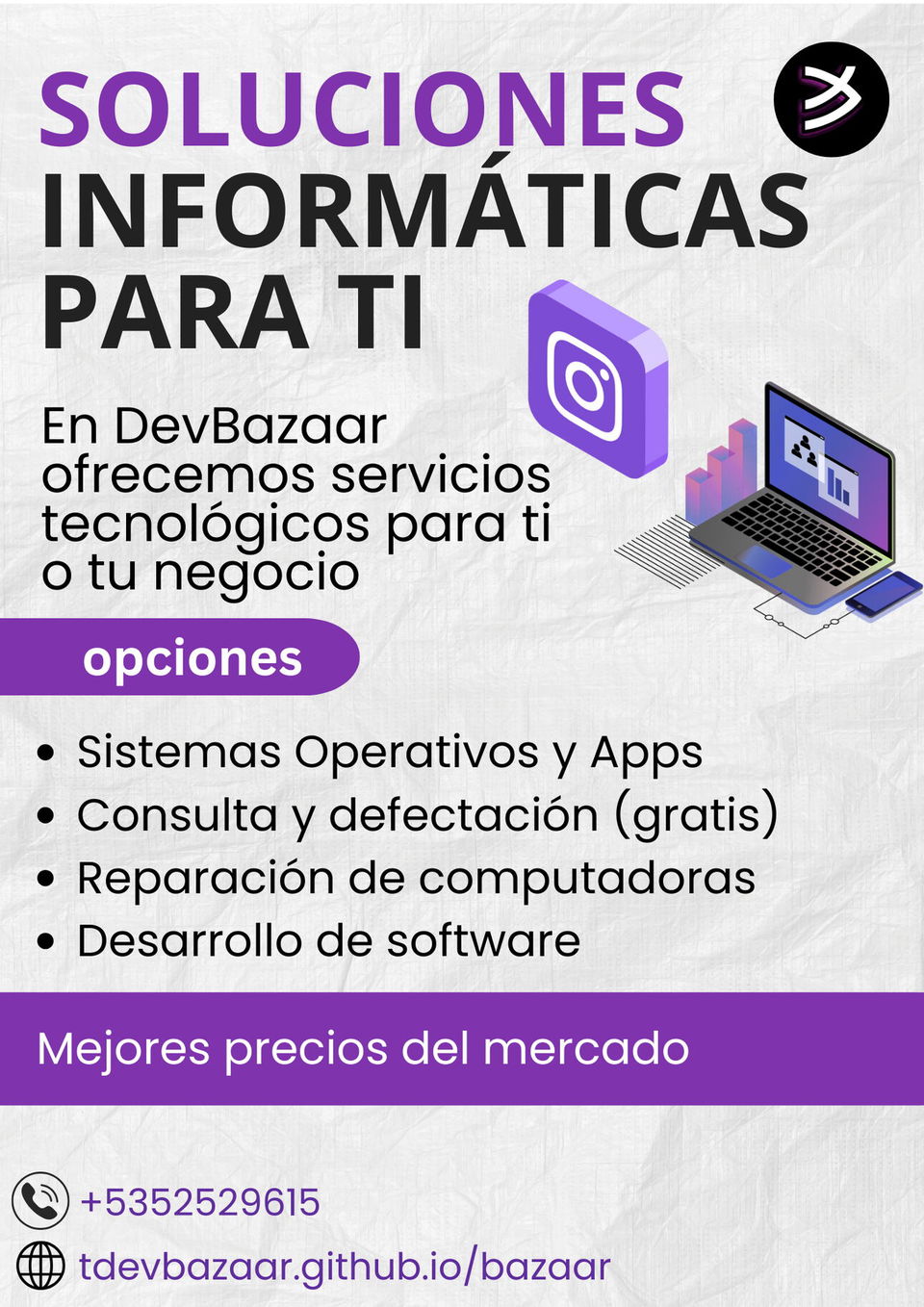 Portada de Reparación de Computadoras y Soluciones de Software Personalizadas