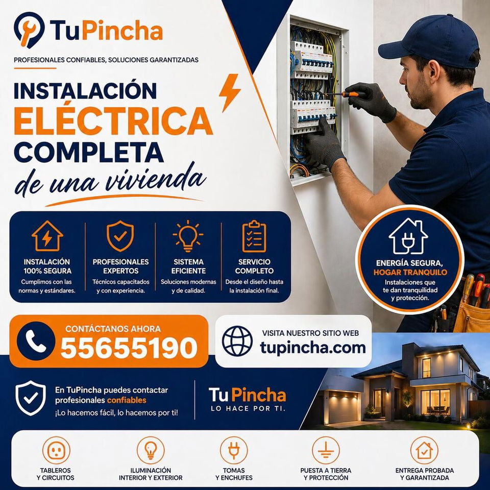 Portada de Electricistas en La Habana | Instalaciones 110V y 220V