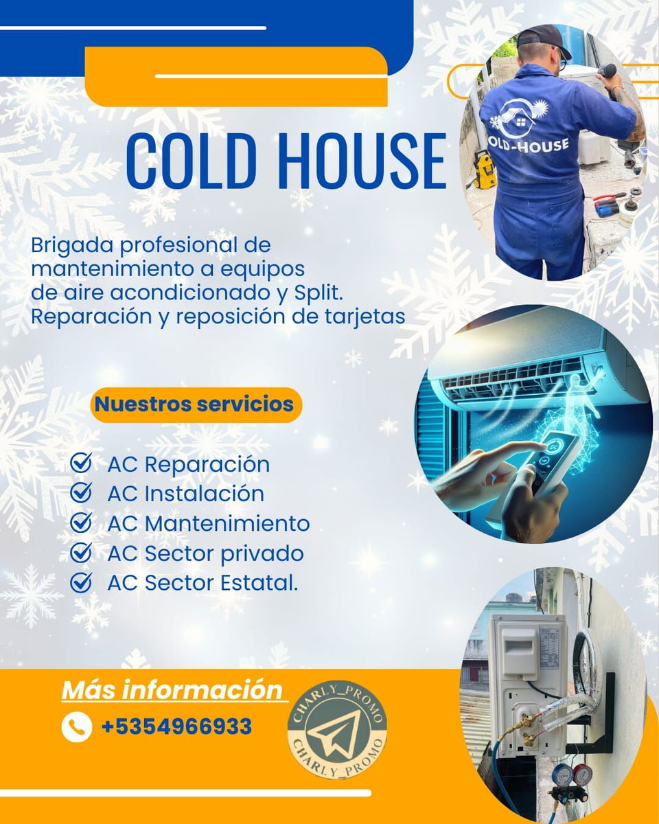 Portada de Mantenimiento y montaje de aires acondicionados en La Habana