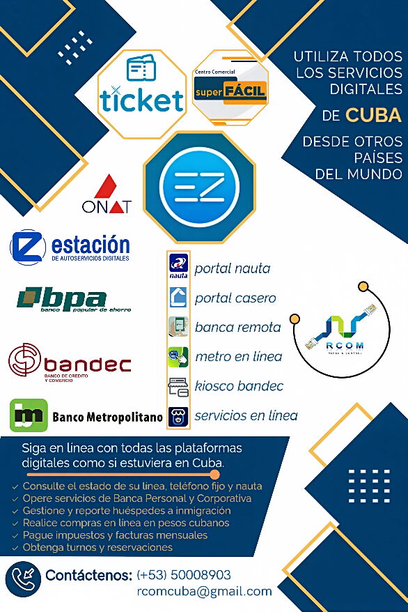 Portada de Accede a servicios digitales cubanos desde el exterior
