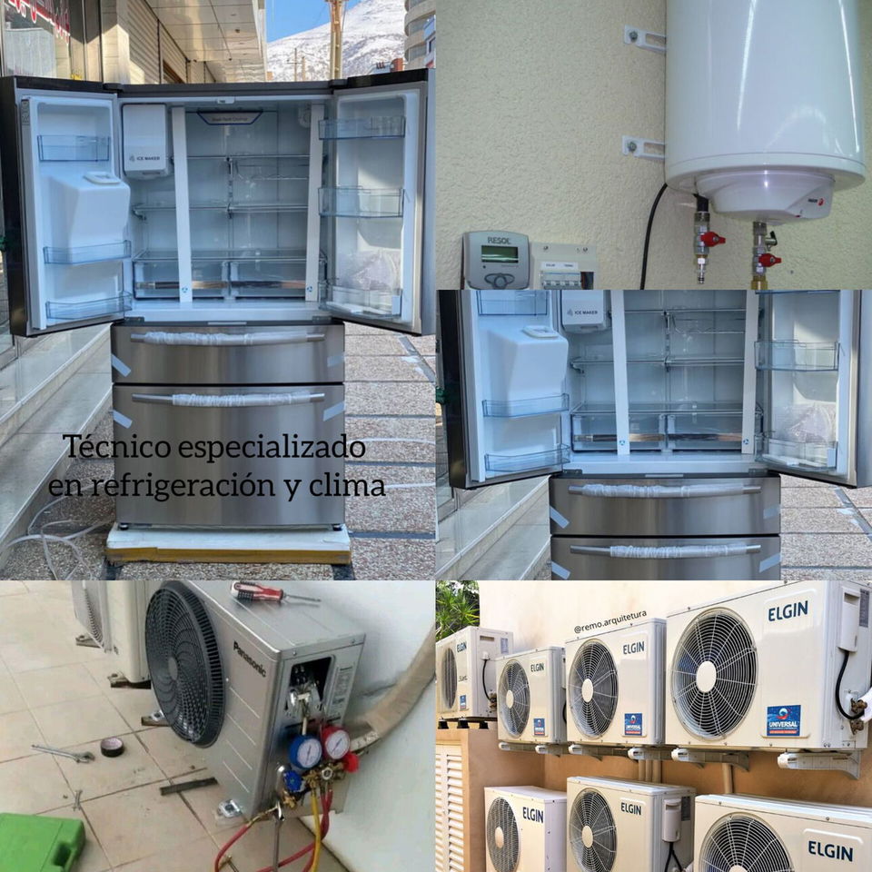 Portada de Mantenimiento y reparación de aires acondicionados, refrigeradores y calentadores