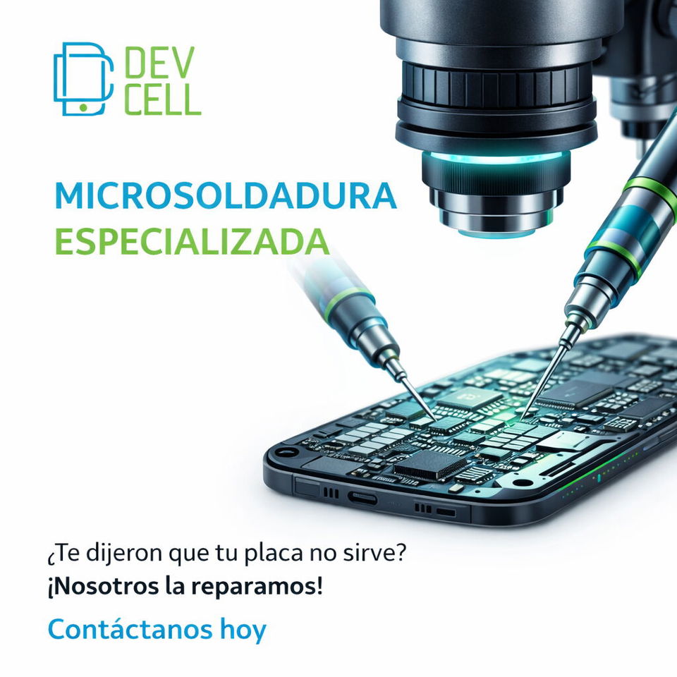 Portada de Microsoldadura para teléfonos y laptops de cualquier marca y modelo