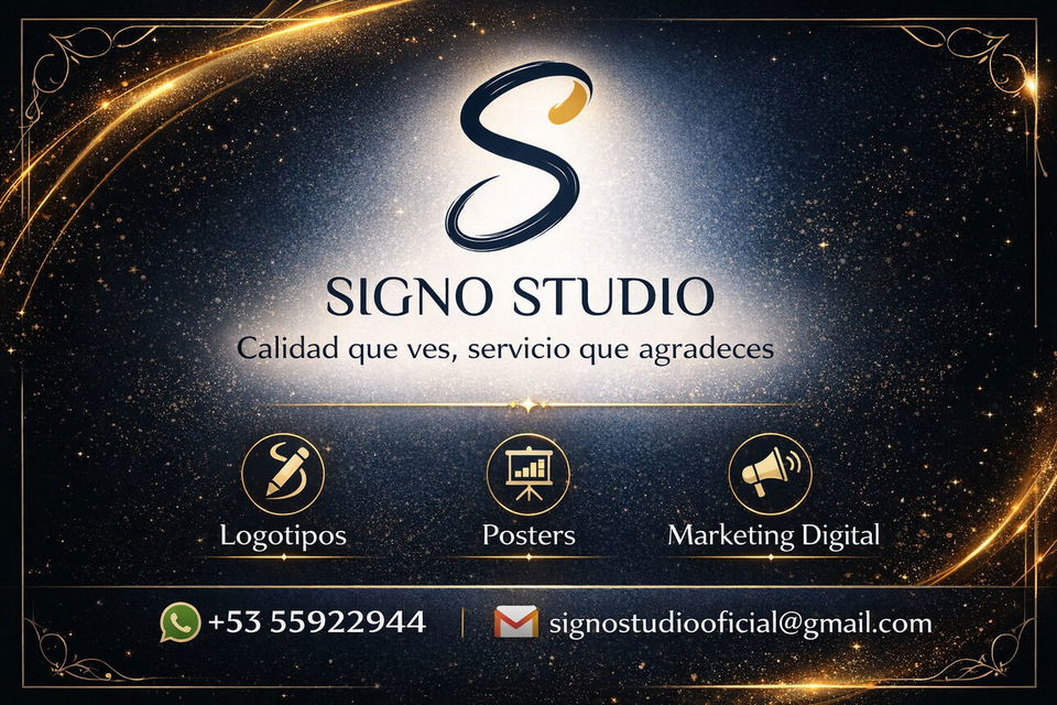 Portada de Signo Studio – Logotipos y posters para tu negocio