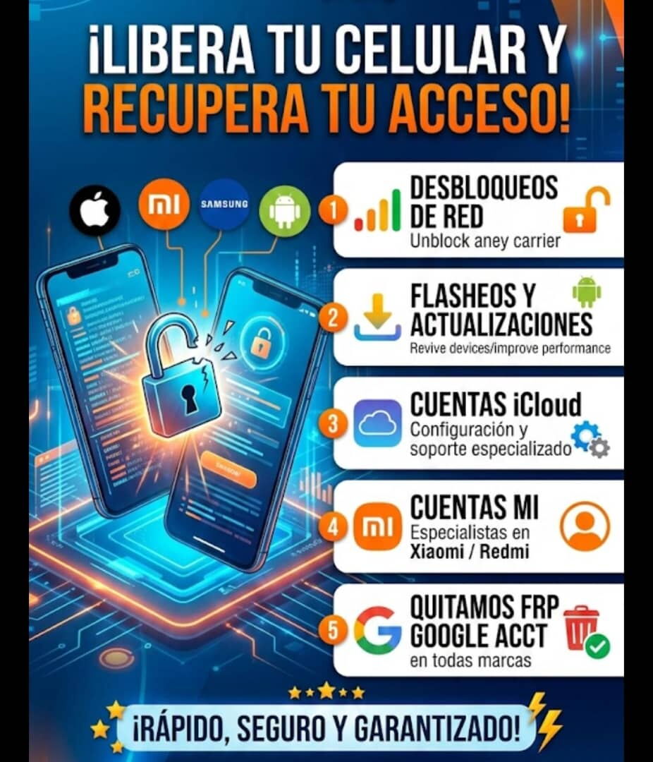 Portada de Desbloqueo móvil permanente y semipermanente para Samsung y más