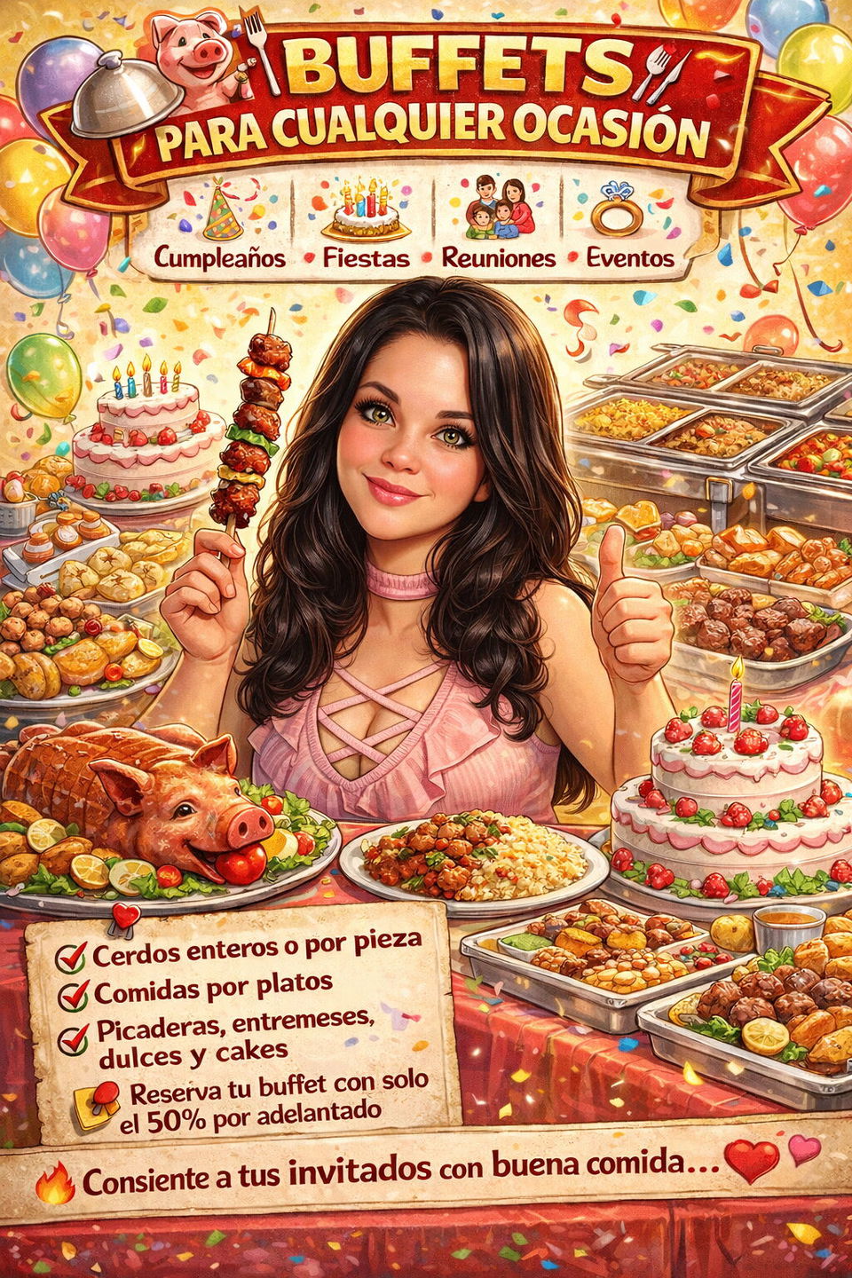 Portada de Buffets para toda ocasión en La Habana