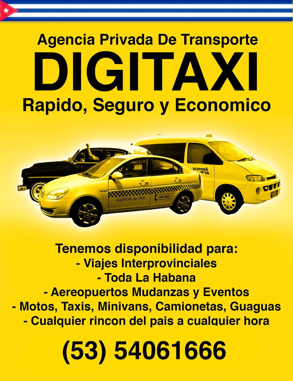 Portada de Taxi en La Habana y por toda Cuba: traslados confiables